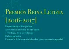 Portada de los Premios Reina Letizia 2016-2017