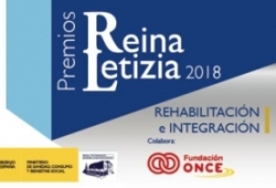 Cartel del Premio Reina Letizia de Rehabilitación e Integración