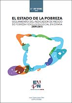 Seguimiento del indicador de riesgo de pobreza y exclusión social en España 2009-2015