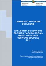 Estad&iacute;stica de servicios sociales y acci&oacute;n social. Gasto p&uacute;blico en servicios sociales 2016