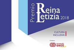 Cartel Premio Reina Letizia Cultura Inclusiva 2018