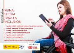 Cartel del Programa Reina Letizia para la Inclusión