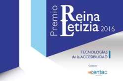 Cartel Premio Reina Letizia de Tecnologías de la Accesiblidad