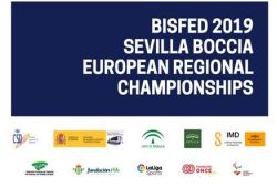 Imagen del cartel del Campeonato de Europa de Boccia Sevilla 2019