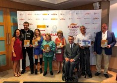 Foto de familia de la entrega de los Premios al Mérito Deportivo Juan Palau 2018
