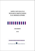 Diru Errentak bermatzeko prestazioen ezaugarrien azterketa. Estatuko erkidegoen arteko konparaketa. 2017ko ekaina