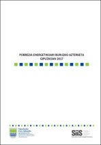 Pobrezia energetikoari buruzko azterketa Gipuzkoan, 2017