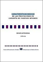 Caracter&iacute;sticas b&aacute;sicas de las prestaciones de ingresos m&iacute;nimos. Revisi&oacute;n auton&oacute;mica. Julio 2019