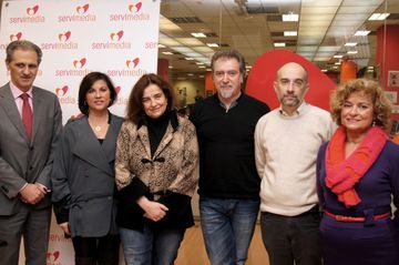 Foto del encuentro informativo en Servimedia