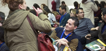Foto del primer Seminario sobre alumnado sordo y universidad