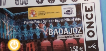 Cup&oacute;n de la ONCE dedicado a badajoz, Premio Reina Sof&iacute;a 2014 
