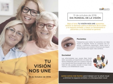Cartel del D&iacute;a Mundial de la Visi&oacute;n