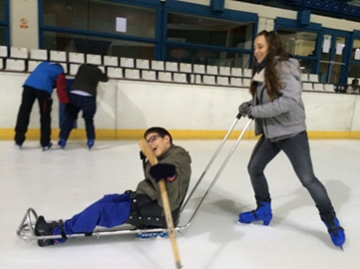 Jornada de patinaje sobre hielo
