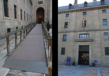 Accesibilidad en el Real Monasterio de San Lorenzo de El Escorial