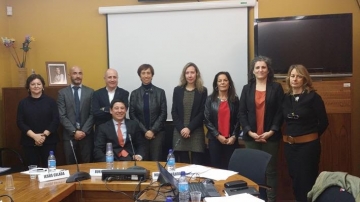 Foto de familia de la reuni&oacute;n del Consejo Rector del CNLSE