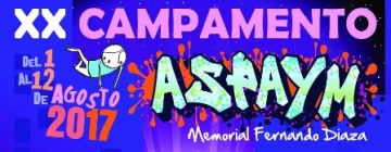 Cartel del Campamento Aspaym 2017