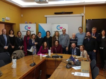 Foto de familia del tercer desayuno del proyecto 'Cadena de Valor'