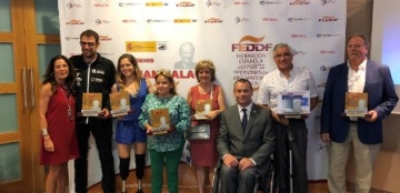 Foto de familia de la entrega de los Premios Juan Palau 2018
