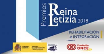 Imagen del cartel de los Premios Reina Letizia 2018 de Rehabilitaci&oacute;n e Integraci&oacute;n