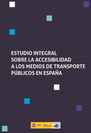 Portada del Estudio de accesibilidad a los transportes