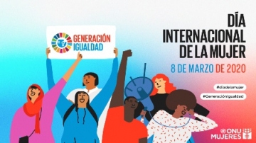Ilustración de ONU Mujeres con motivo del Día Internacional de la Mujer 2020
