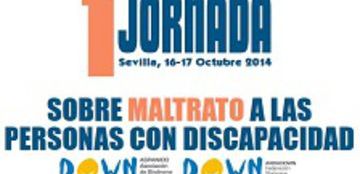 Cartel de la I Jornada sobre Maltrato a las Personas con Discapacidad